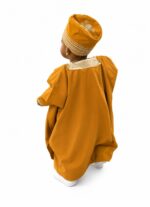 Gold African Baby Traditional Outfit - Image 3